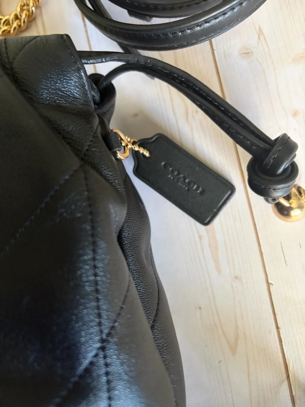 COACH Faye Mini Drawstring Bag - Picture 3 of 11